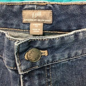 J. Jill Authentic Fit Below Waist Jeans (size 12)